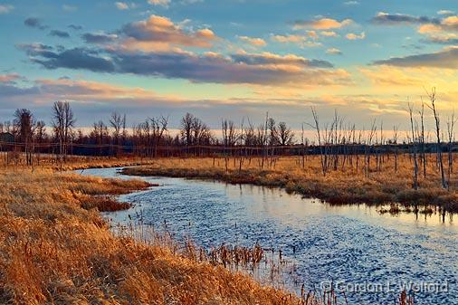 Otter Creek At Sunset_02169.jpg - Photographed at Lombardy, Ontario, Canada.